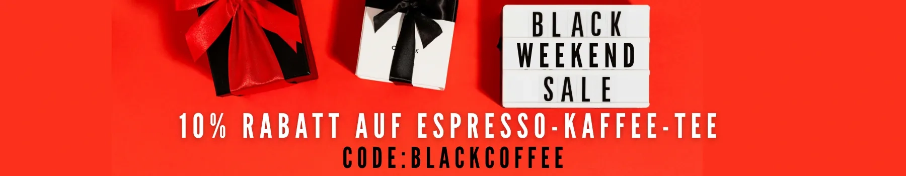 Black Friday Kaffee Angebot