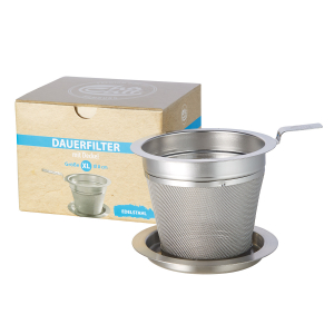 Tee Edelstahlfilter XL