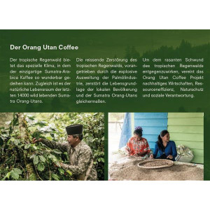 Orang Utan Coffee Sumatra 1000g Espresso-Siebträger