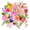 Serviette Flower Bouquet 33x33