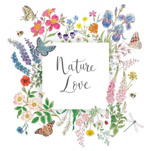 Serviette Nature Love 25x25