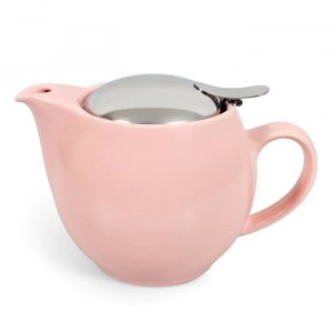 Kanne mit Edelstahlsieb "Saara" rosa 0,5 l