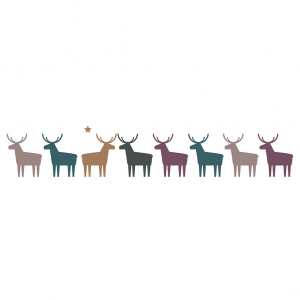 Serviette Deers 33x33cm