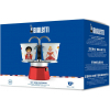 Bialetti Nussknacker Espressokocher Mini rot + 2 Becher