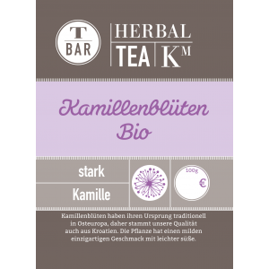 Bio Kräutertee Kamillenblüten 100g