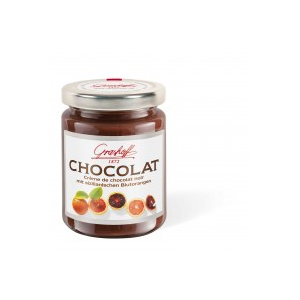 Dunkle Chocolat mit sizilianischem Blutorangenöl 250g