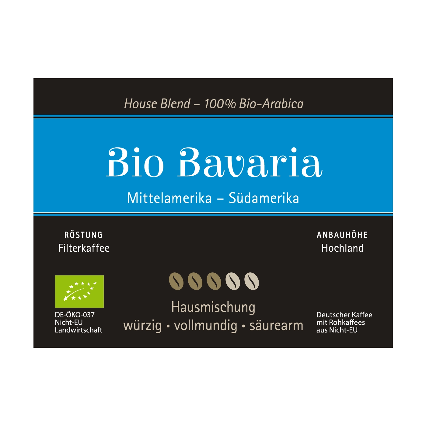 Bavariakaffee, Bio