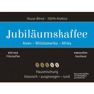 Jubiläumskaffee 1000g Handfilter - Kaffeemaschine