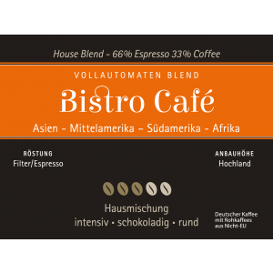 Bistro Cafè 1000g Espresso - Siebträger