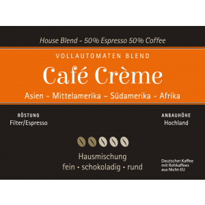 Cafe Creme 1000g Espresso - Siebträger