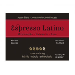 Latino Espresso 1000g Handfilter - Kaffeemaschine